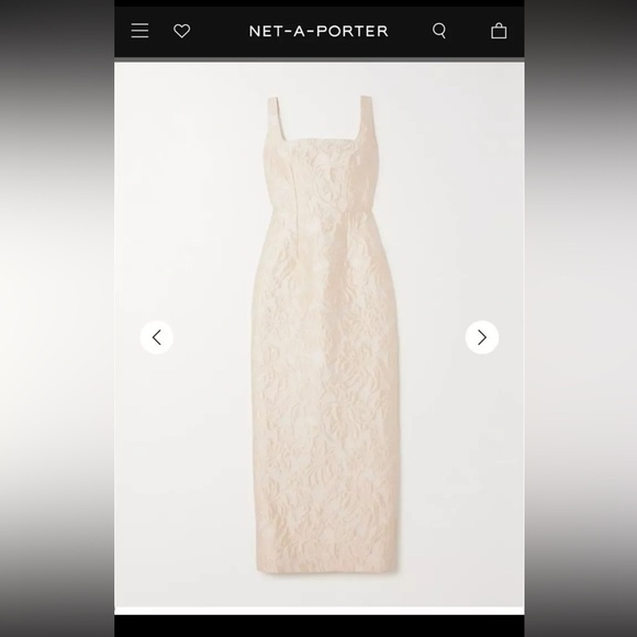 Emilia Wickstead Bridal Cloque Column Wedding Gown UK18 US14 NWT Retail $4200 - Picture 15 of 15